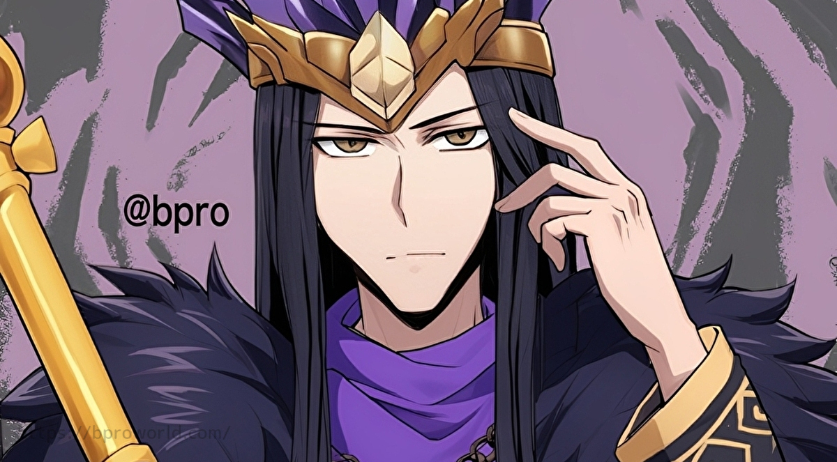 ハデスのイラスト画像。ギリシャ神話の冥府の王ハデスを手描きで描いたオリジナルイラスト。