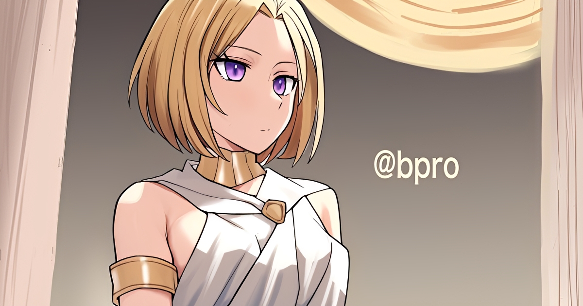 ヘラのイラスト画像。ギリシャ神話のゼウスの妻ヘラを手描きで描いたオリジナルイラスト。